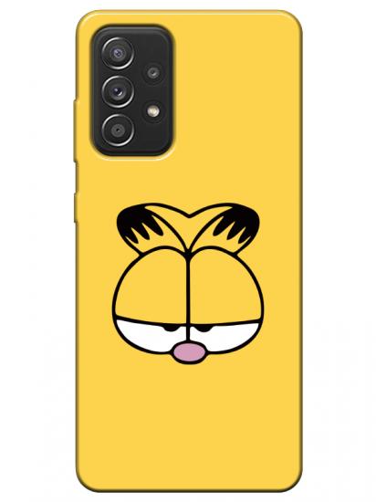 Samsung A52 Garfield Sarı Telefon Kılıfı
