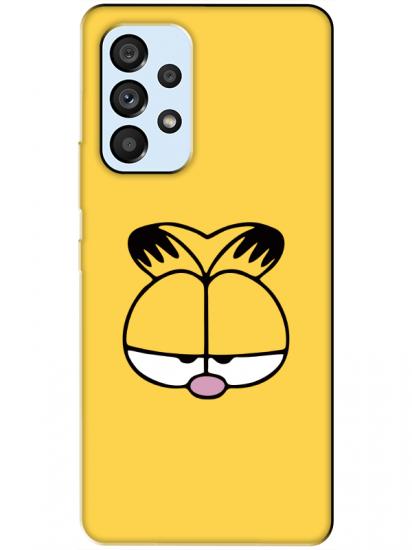 Samsung A53 Garfield Sarı Telefon Kılıfı