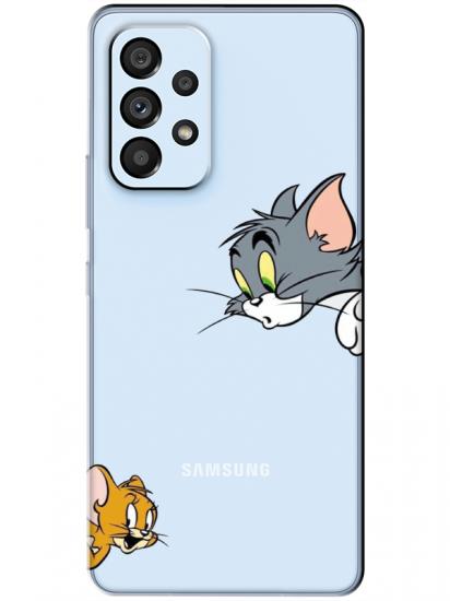 Samsung A53 Tom And Jerry Şeffaf Telefon Kılıfı