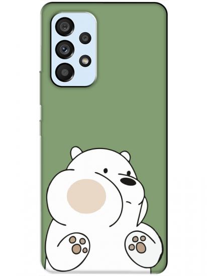Samsung A53 Panda Yeşil Telefon Kılıfı