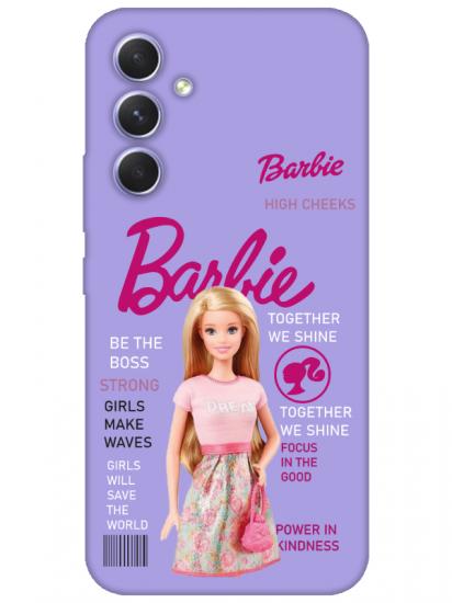 Samsung A54 Barbie Lila Telefon Kılıfı