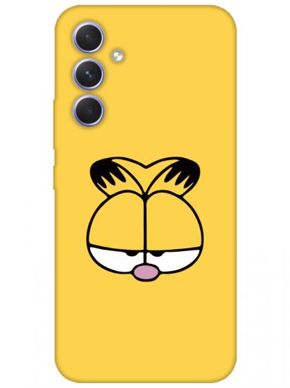 Samsung A54 Garfield Sarı Telefon Kılıfı