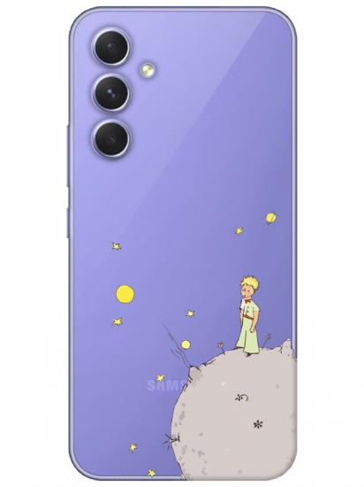 Samsung A54 Küçük Prens Şeffaf Telefon Kılıfı