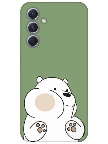 Samsung A54 Panda Yeşil Telefon Kılıfı