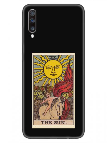 Samsung A70 The Sun Siyah Telefon Kılıfı