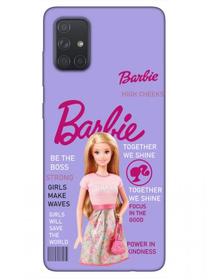 Samsung A71 Barbie Lila Telefon Kılıfı