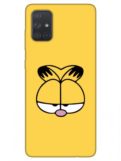 Samsung A71 Garfield Sarı Telefon Kılıfı
