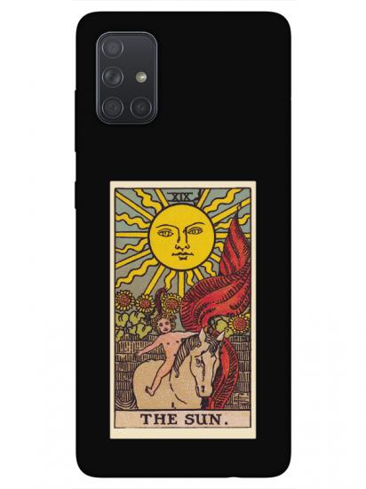 Samsung A71 The Sun Siyah Telefon Kılıfı
