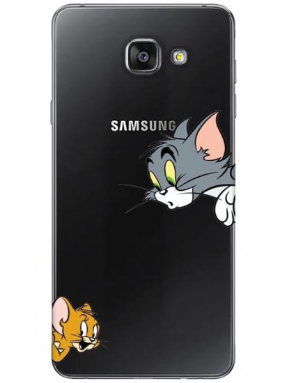 Samsung A7 2016 Tom And Jerry Şeffaf Telefon Kılıfı