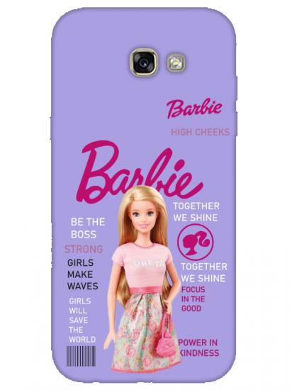 Samsung A7 2017 Barbie Lila Telefon Kılıfı