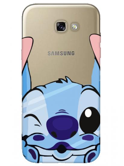 Samsung A7 2017 Stitch Şeffaf Telefon Kılıfı