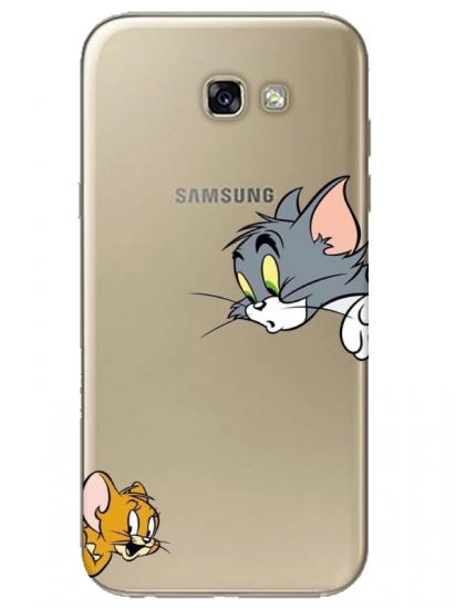 Samsung A7 2017 Tom And Jerry Şeffaf Telefon Kılıfı