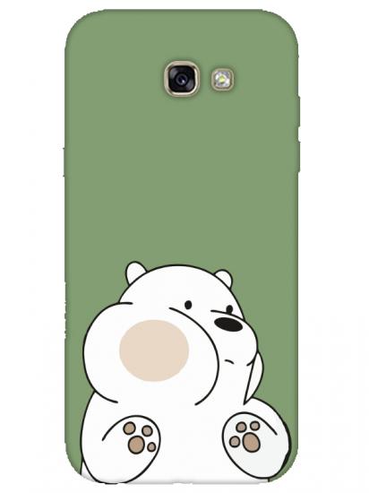 Samsung A7 2017 Panda Yeşil Telefon Kılıfı