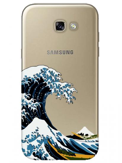 Samsung A7 2017 Kanagawa Şeffaf Telefon Kılıfı
