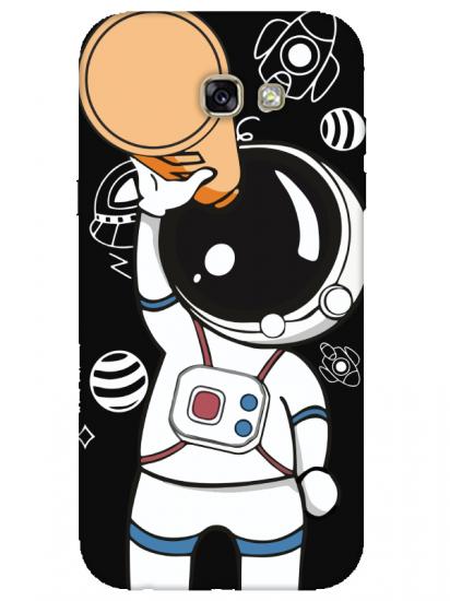 Samsung A7 2017 Astronot Siyah Telefon Kılıfı