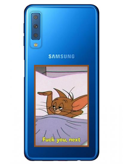 Samsung A7 2018 Jerry Şeffaf Telefon Kılıfı