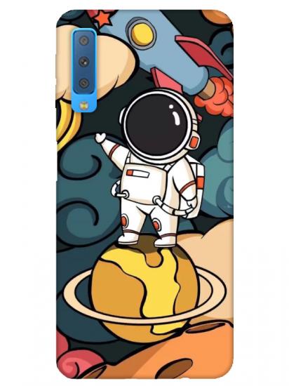 Samsung A7 2018 Astronot Telefon Kılıfı