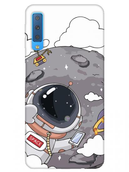 Samsung A7 2018 Astronot Telefon Kılıfı