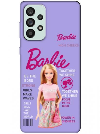 Samsung A73 Barbie Lila Telefon Kılıfı