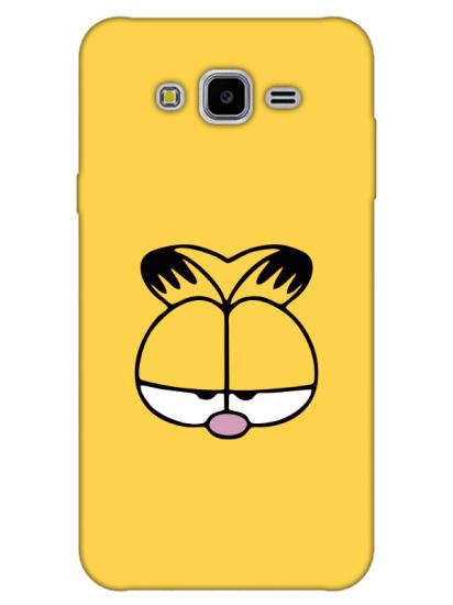 Samsung J7 Core Garfield Sarı Telefon Kılıfı