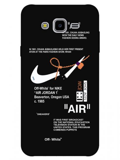Samsung J7 Core Nike Air Siyah Telefon Kılıfı