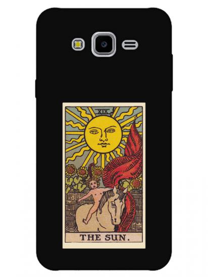 Samsung J7 Core The Sun Siyah Telefon Kılıfı