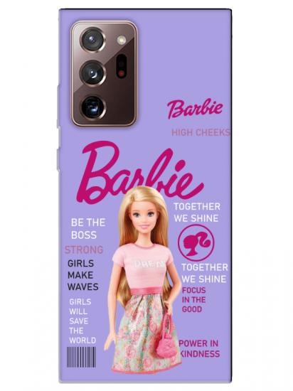 Samsung Note 20 Ultra Barbie Lila Telefon Kılıfı