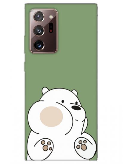 Samsung Note 20 Ultra Panda Yeşil Telefon Kılıfı
