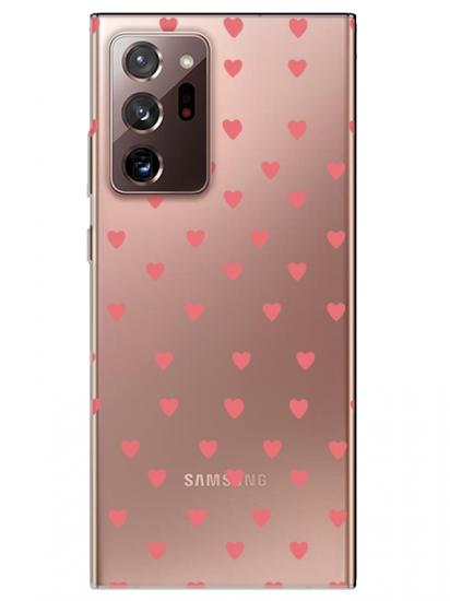 Samsung Note 20 Ultra Minik Kalpler Şeffaf Telefon Kılıfı