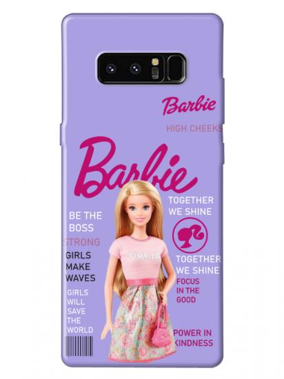 Samsung Note 8 Barbie Lila Telefon Kılıfı
