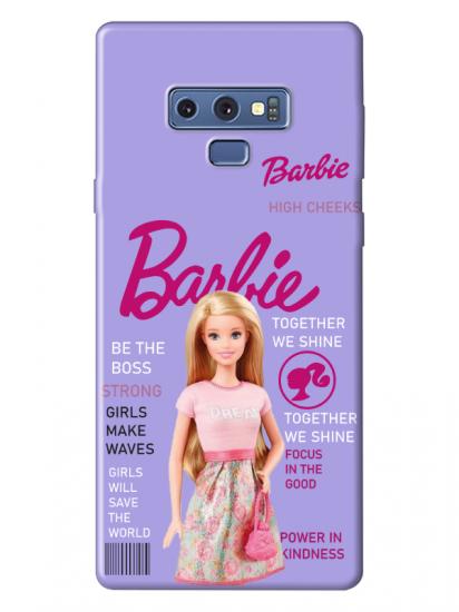 Samsung Note 9 Barbie Lila Telefon Kılıfı