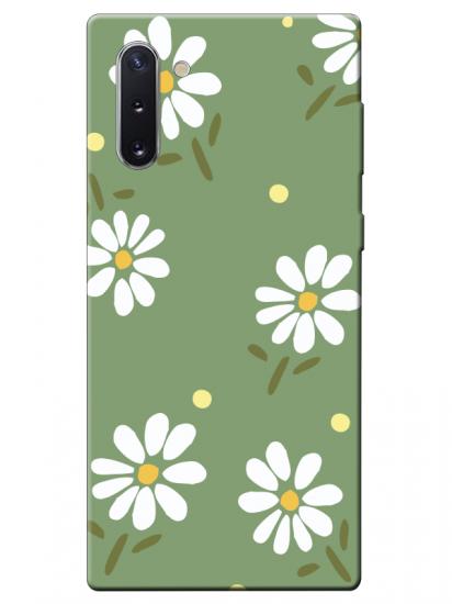 Samsung Note 10 Papatya Yeşil Telefon Kılıfı
