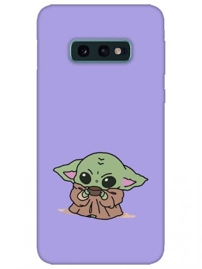 Samsung S10e Baby Yoda Lila Telefon Kılıfı