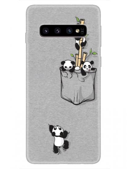 Samsung S10 Plus Panda Telefon Kılıfı