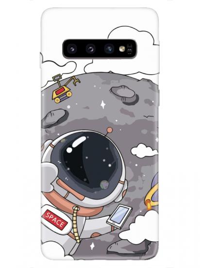 Samsung S10 Plus Astronot Telefon Kılıfı
