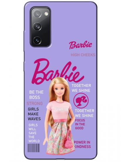 Samsung S20 FE Barbie Lila Telefon Kılıfı