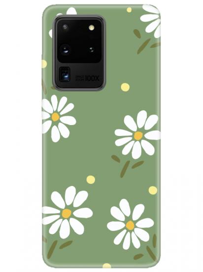 Samsung S20 Ultra Papatya Yeşil Telefon Kılıfı