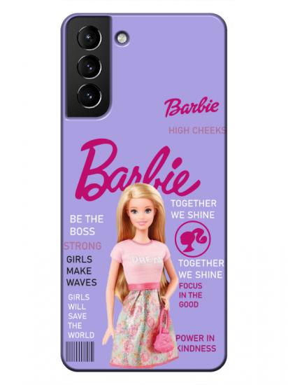 Samsung S21 Barbie Lila Telefon Kılıfı