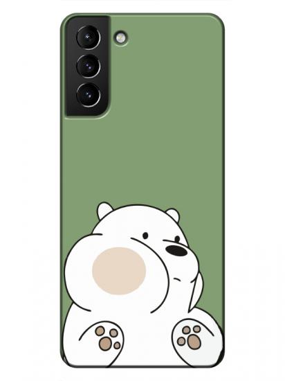 Samsung S21 Panda Yeşil Telefon Kılıfı