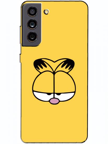 Samsung S21 FE Garfield Sarı Telefon Kılıfı