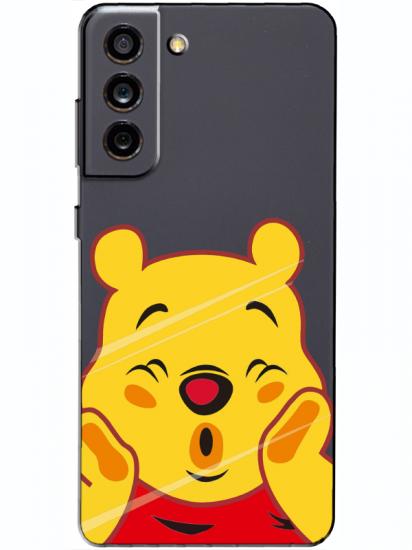 Samsung S21 FE Winnie The Pooh Şeffaf Telefon Kılıfı