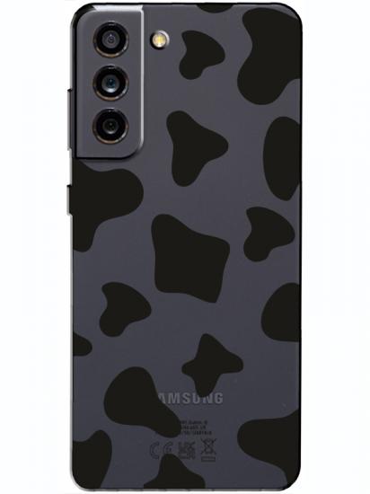 Samsung S21 FE Dalmayça Desenli Şeffaf Telefon Kılıfı