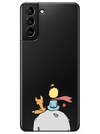 Samsung S21 Plus Küçük Prens Şeffaf Telefon Kılıfı
