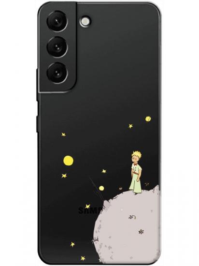 Samsung S22 Küçük Prens Şeffaf Telefon Kılıfı