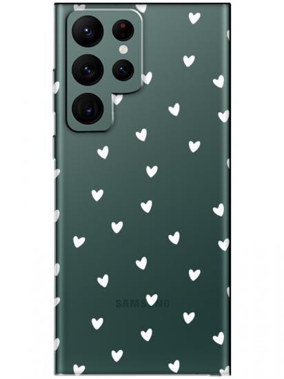 Samsung S22 Ultra Minik Kalpler Şeffaf Telefon Kılıfı