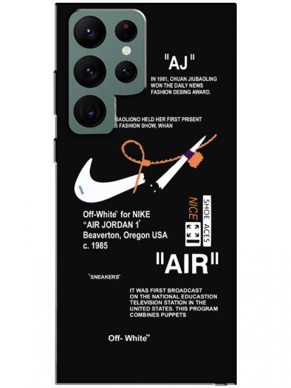 Samsung S22 Ultra Nike Air Siyah Telefon Kılıfı