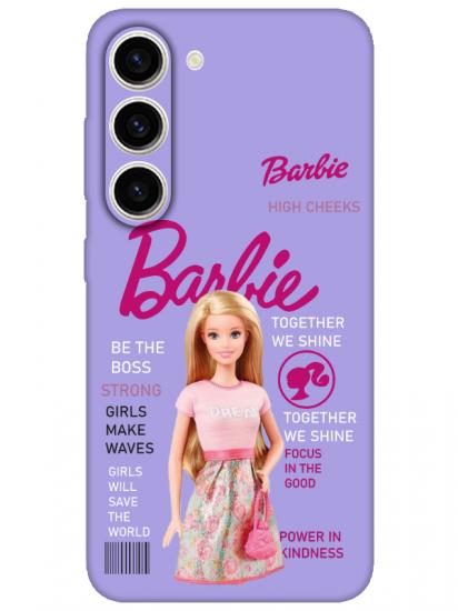 Samsung S23 Barbie Lila Telefon Kılıfı