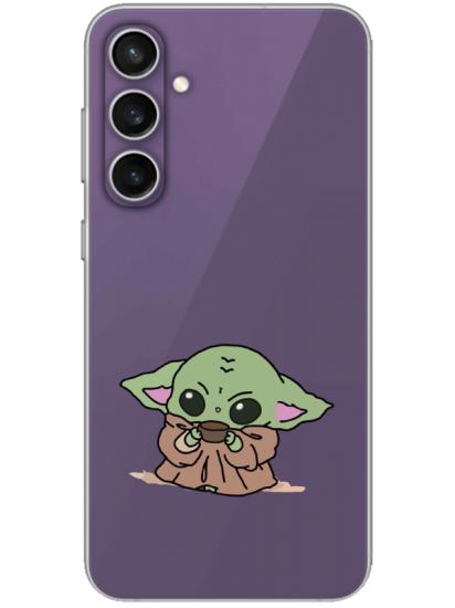 Samsung S23 FE Baby Yoda Şeffaf Telefon Kılıfı