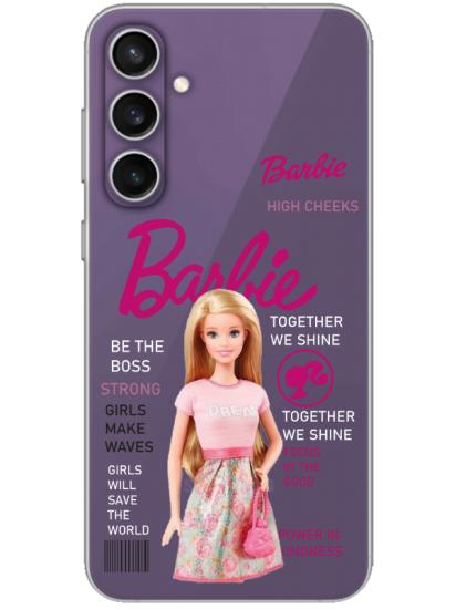 Samsung S23 FE Barbie Şeffaf Telefon Kılıfı