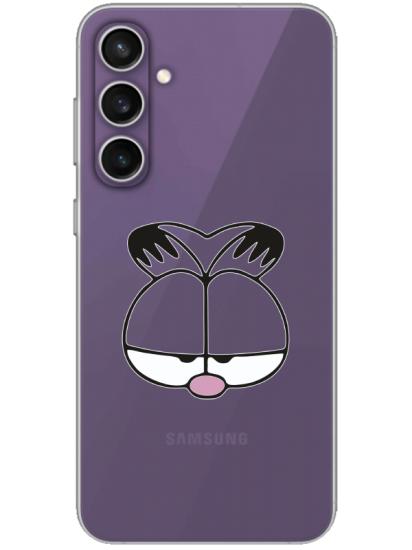 Samsung S23 FE Garfield Şeffaf Telefon Kılıfı